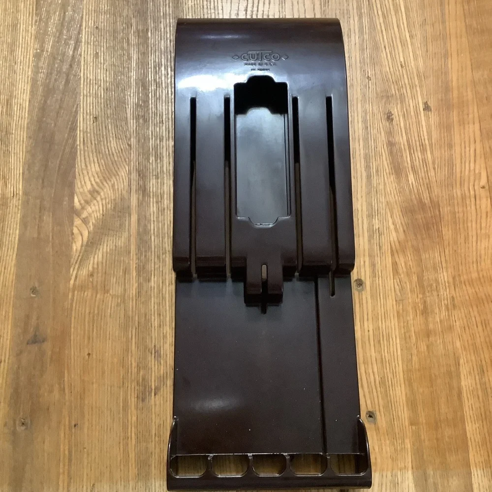 Vintage Cutco Brown 6 Slot Knife Utensil Holder Block Wall or In Drawer Bakelite